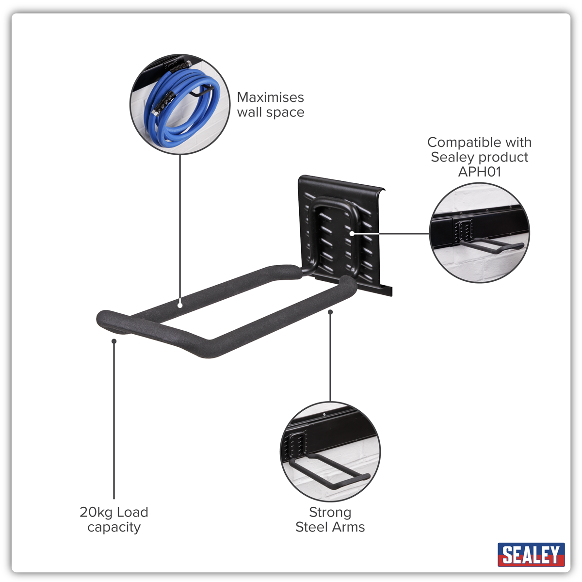 Closed End Storage Hook APH07