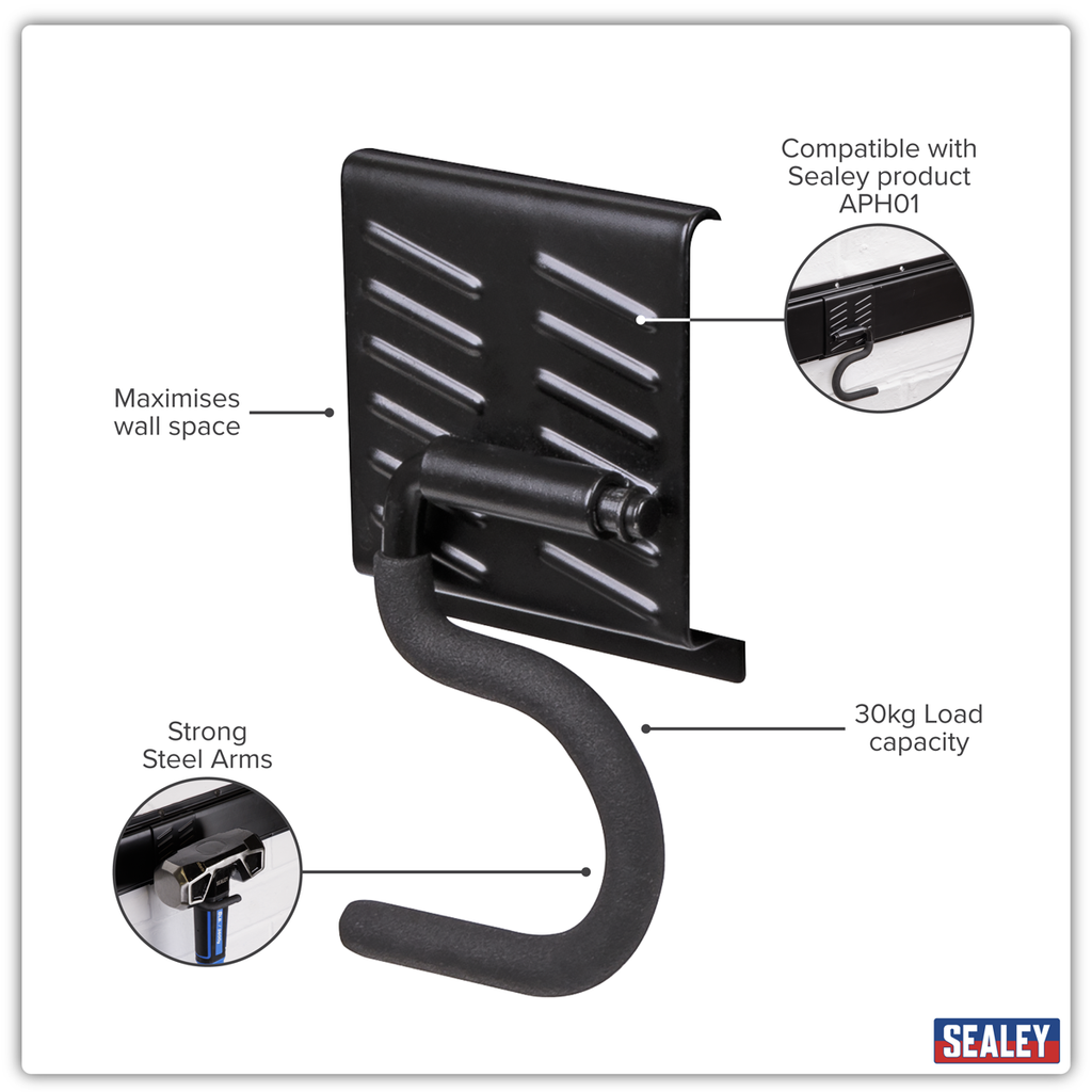 Single S Prong Storage Hook APH11