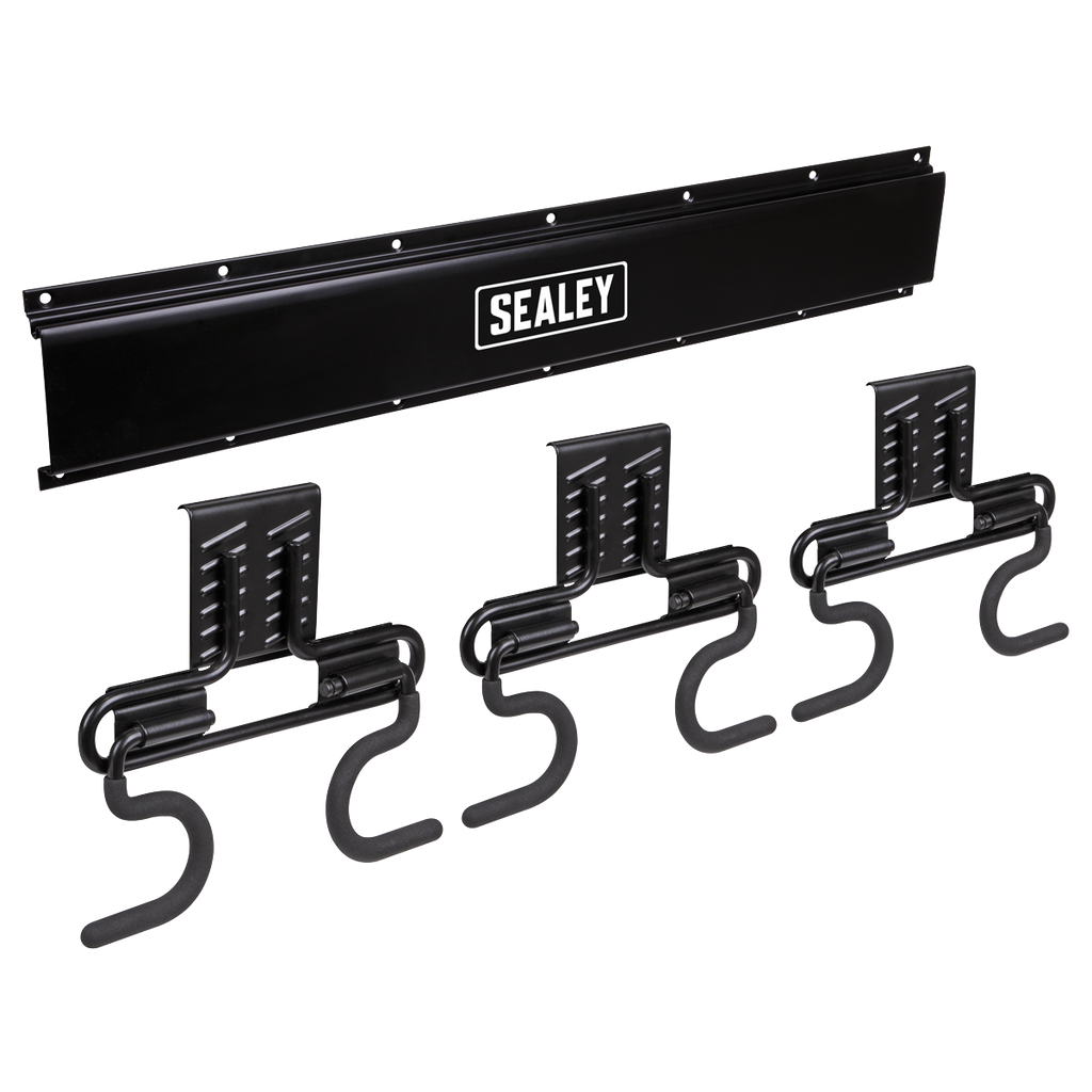 Wall Mounting Storage Rail with 6 Hooks APHKIT4