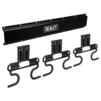 Wall Mounting Storage Rail with 6 Hooks APHKIT4