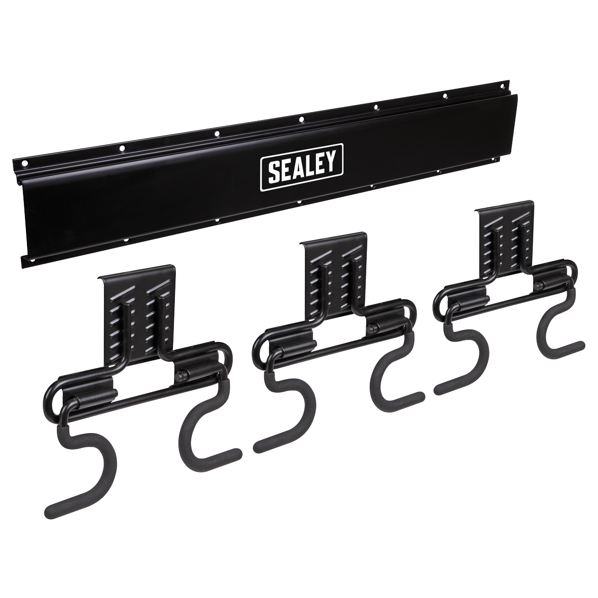 Wall Mounting Storage Rail with 6 Hooks APHKIT4