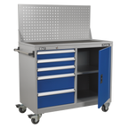 Industrial Mobile Workstation with 5 Drawers & 1 Shelf API1103A