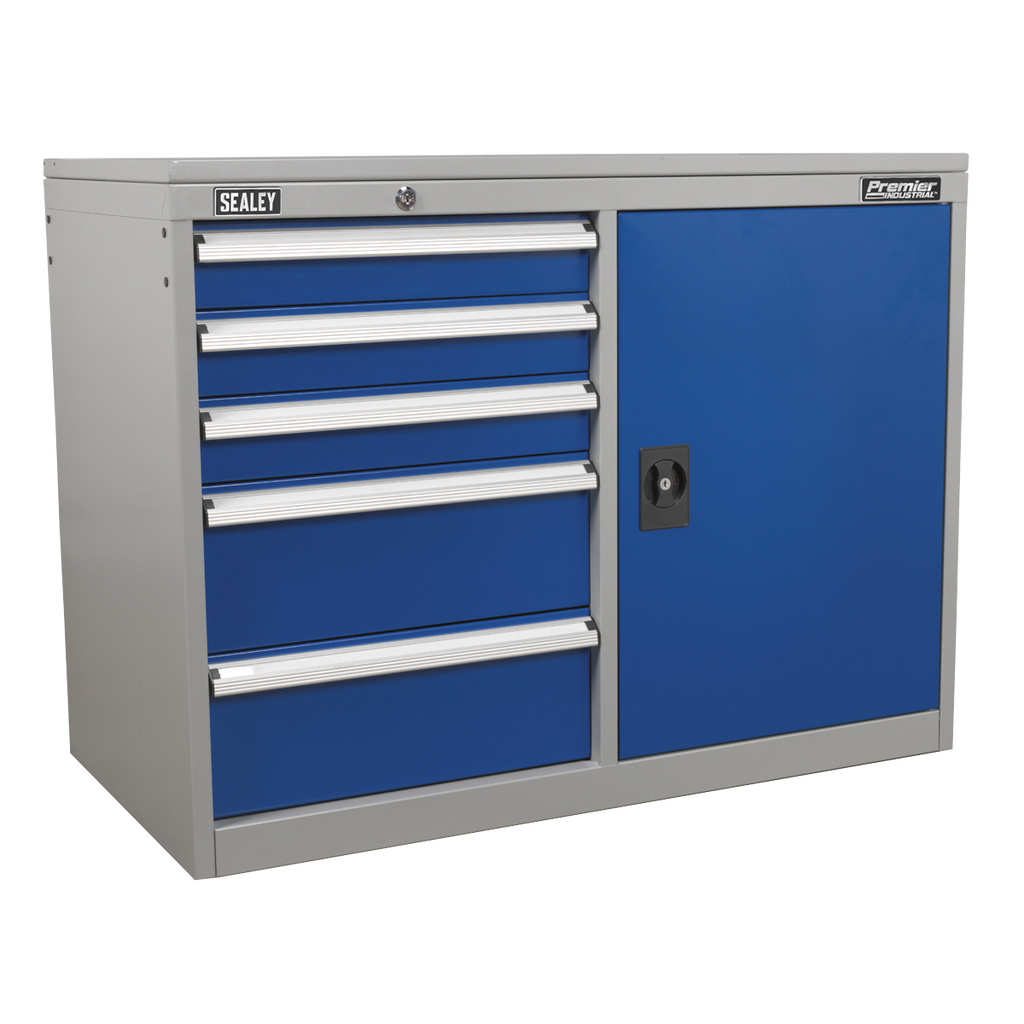 Industrial Cabinet/Workstation with 5 Drawers & 1 Shelf API1103B