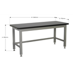 Industrial Steel Workbench 1.8m API1800