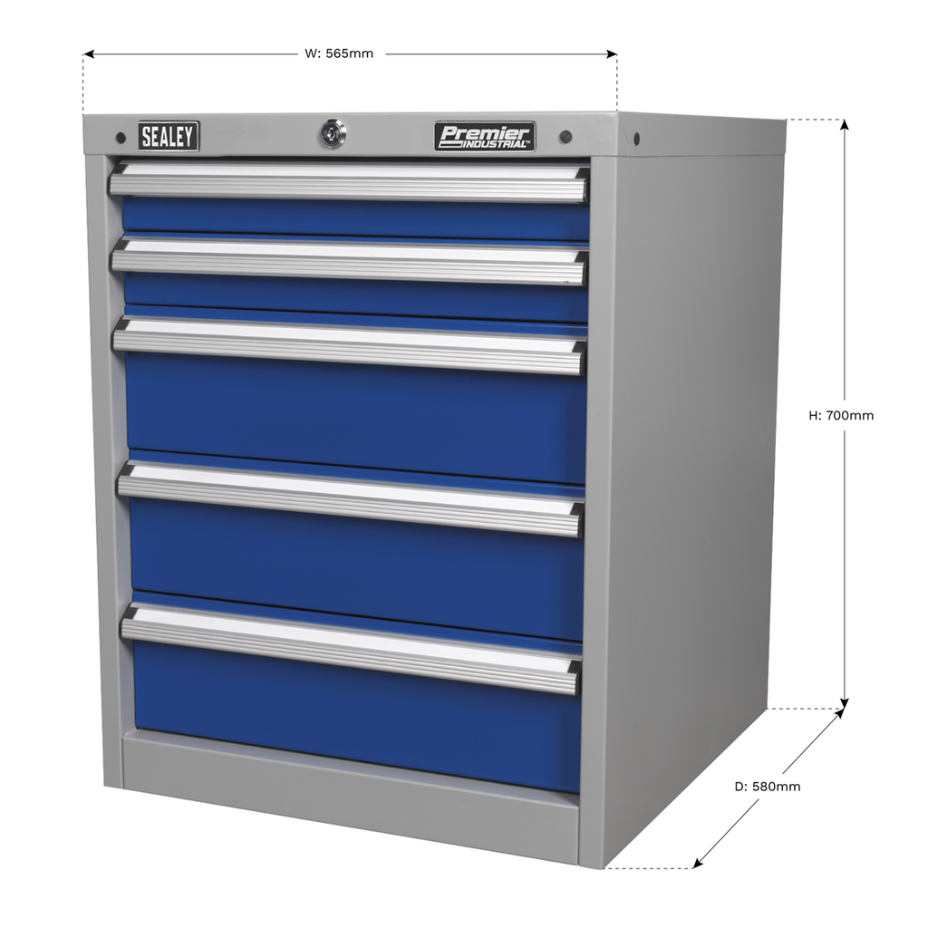 Industrial Cabinet 5 Drawer API5655A