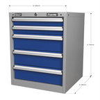 Industrial Cabinet 5 Drawer API5655A
