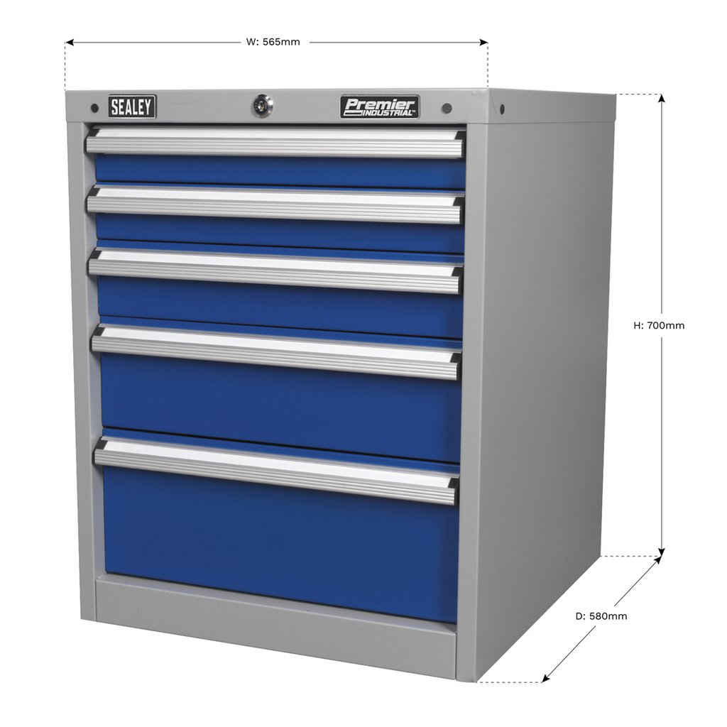 Industrial Cabinet 5 Drawer API5655B