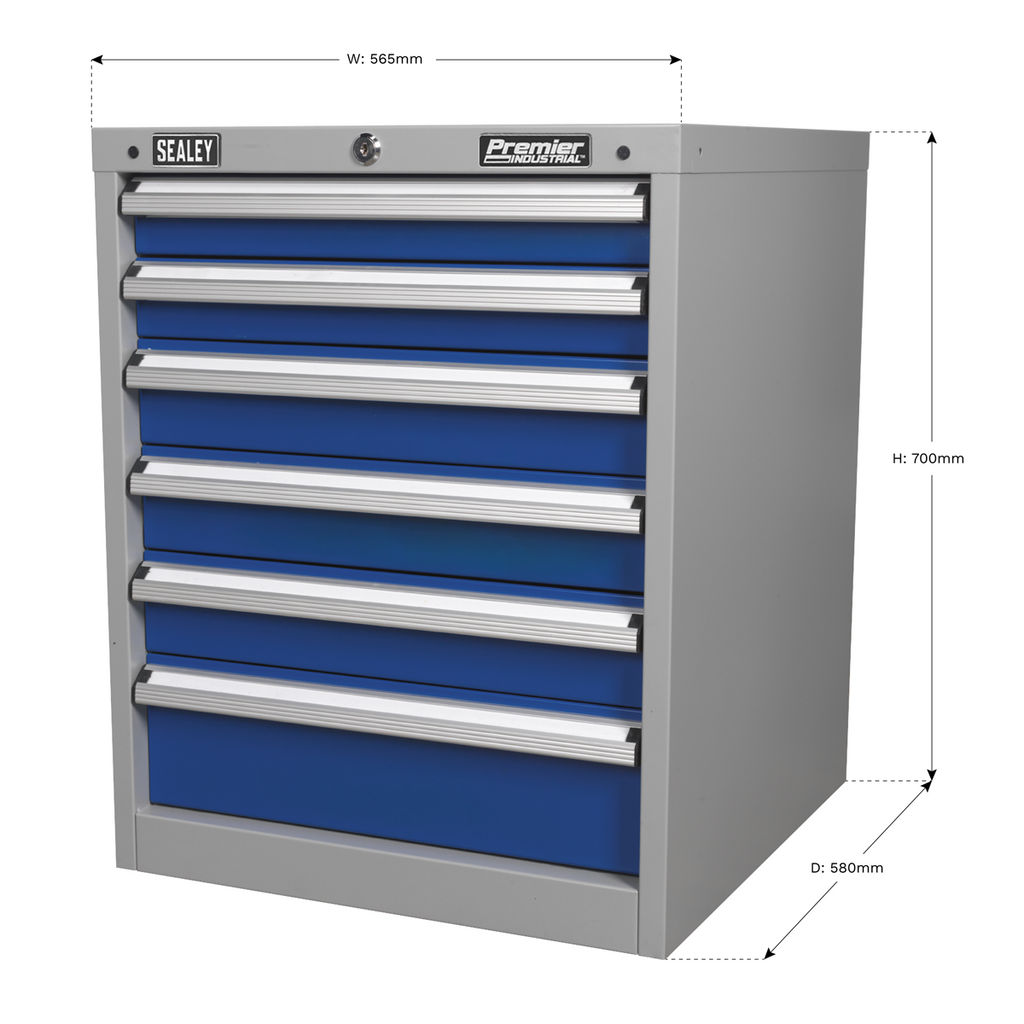 Industrial Cabinet 6 Drawer API5656