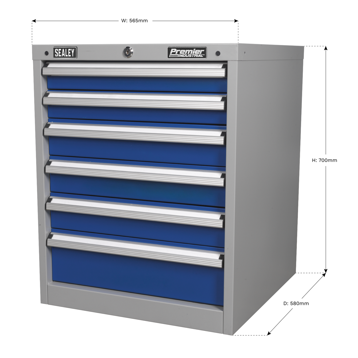 Industrial Cabinet 6 Drawer API5656
