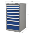 Industrial Cabinet 8 Drawer API5658