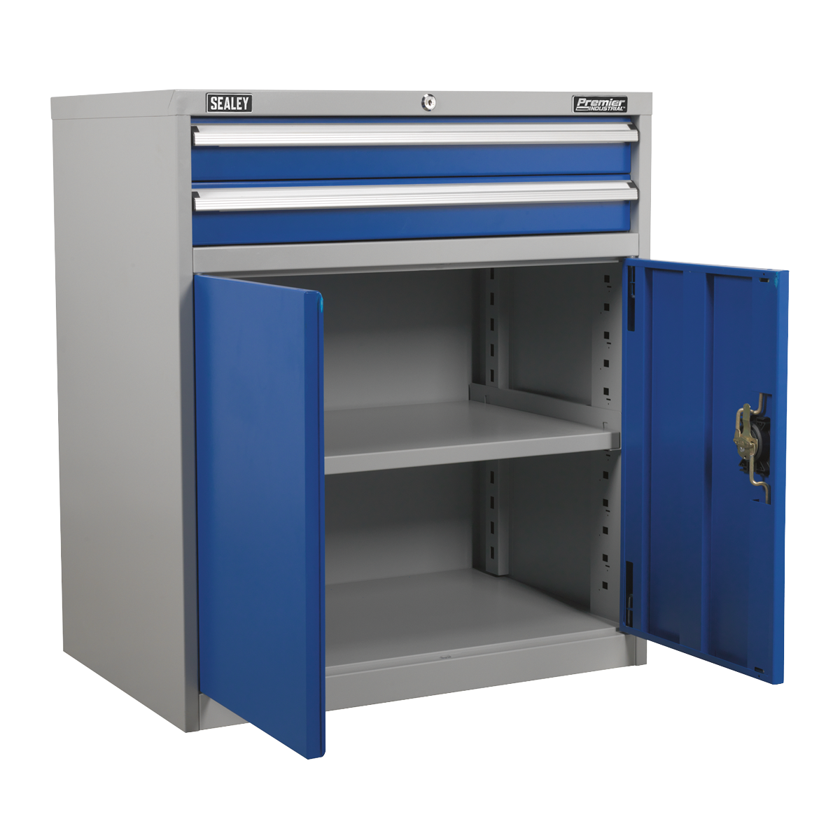 Industrial Cabinet with 2 Drawers & 1 Shelf API8810