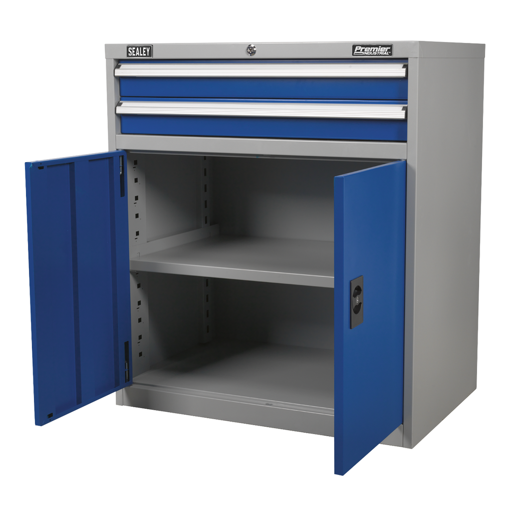 Industrial Cabinet with 2 Drawers & 1 Shelf API8810