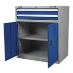 Industrial Cabinet with 2 Drawers & 1 Shelf API8810