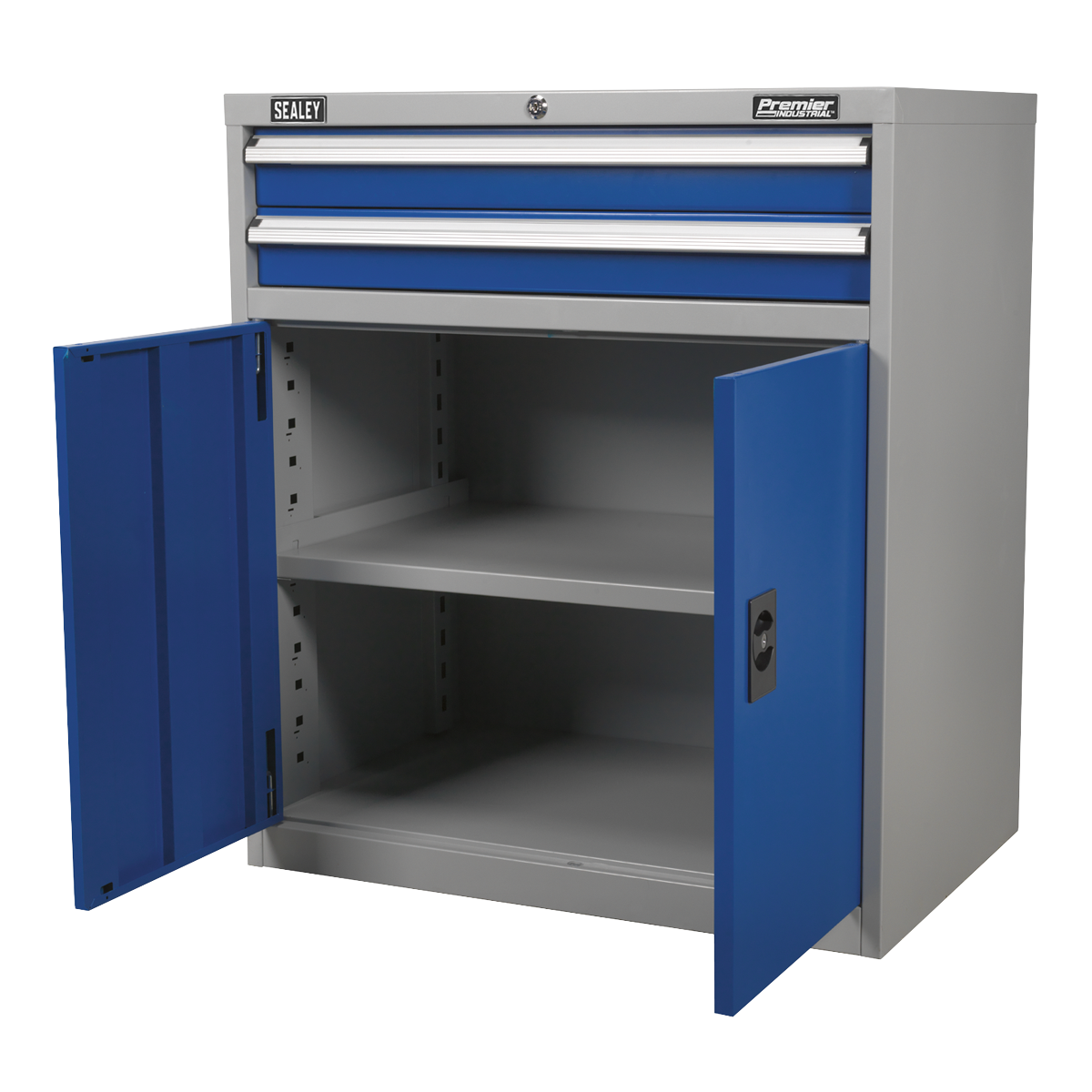 Industrial Cabinet with 2 Drawers & 1 Shelf API8810