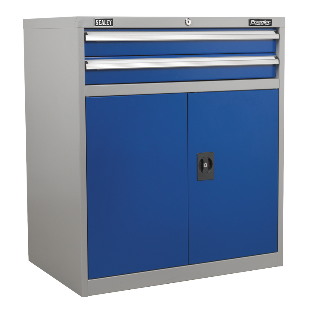 Industrial Cabinet with 2 Drawers & 1 Shelf API8810