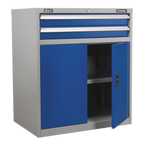 Industrial Cabinet with 2 Drawers & 1 Shelf API8810