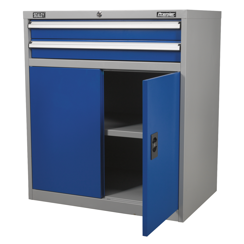 Industrial Cabinet with 2 Drawers & 1 Shelf API8810