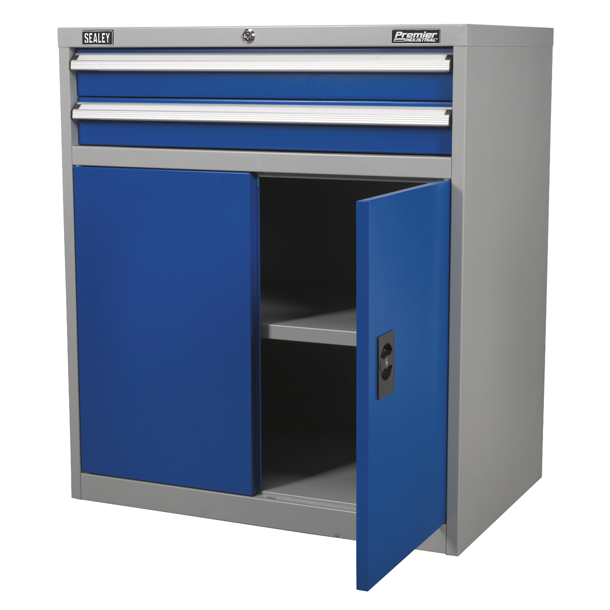 Industrial Cabinet with 2 Drawers & 1 Shelf API8810