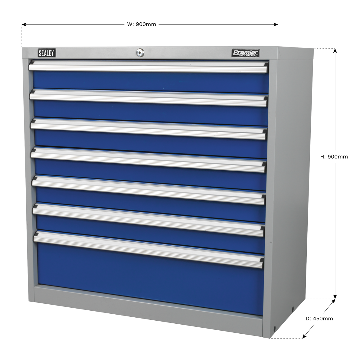 Industrial Cabinet 7 Drawer API9007