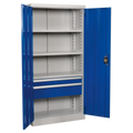 Industrial Cabinet with 2 Drawers & 3 Shelves 1800mm APICCOMBO2