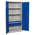 Industrial Cabinet with 2 Drawers & 3 Shelves 1800mm APICCOMBO2