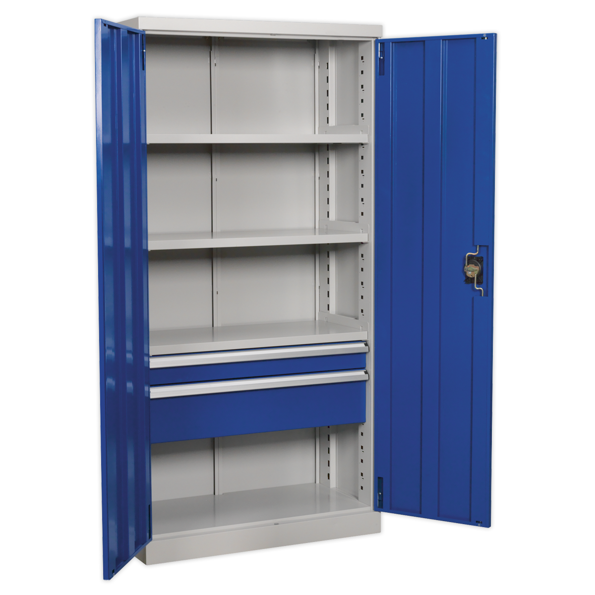 Industrial Cabinet with 2 Drawers & 3 Shelves 1800mm APICCOMBO2