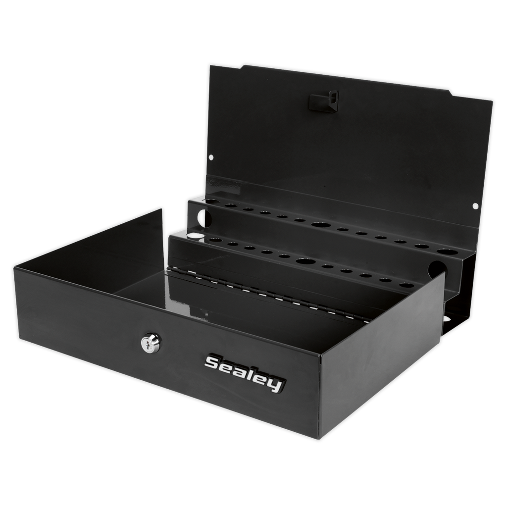 Side Cabinet for Long Handle Tools - Black APLHTB