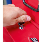 Side Cabinet for Long Handle Tools - Red APLHT