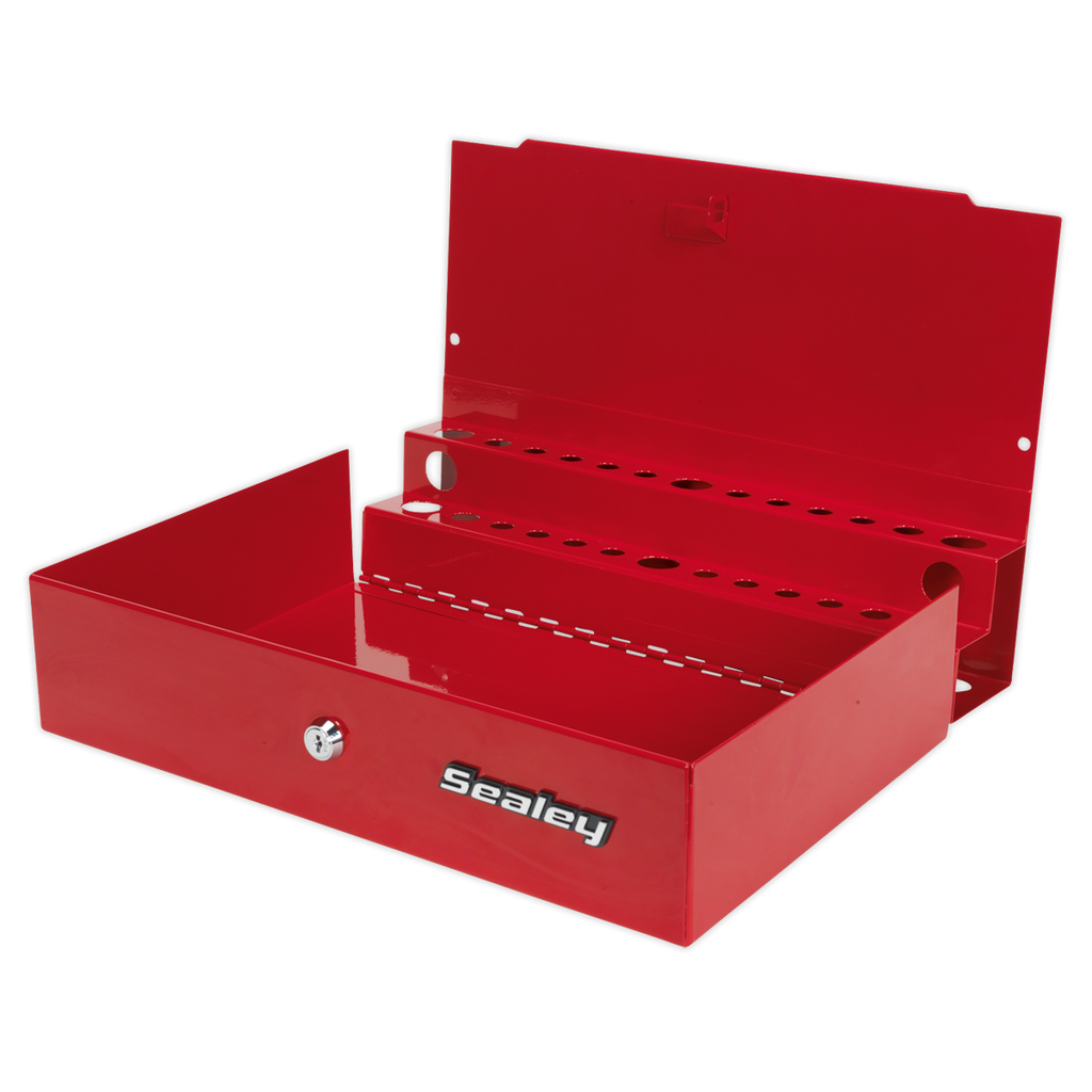 Side Cabinet for Long Handle Tools - Red APLHT