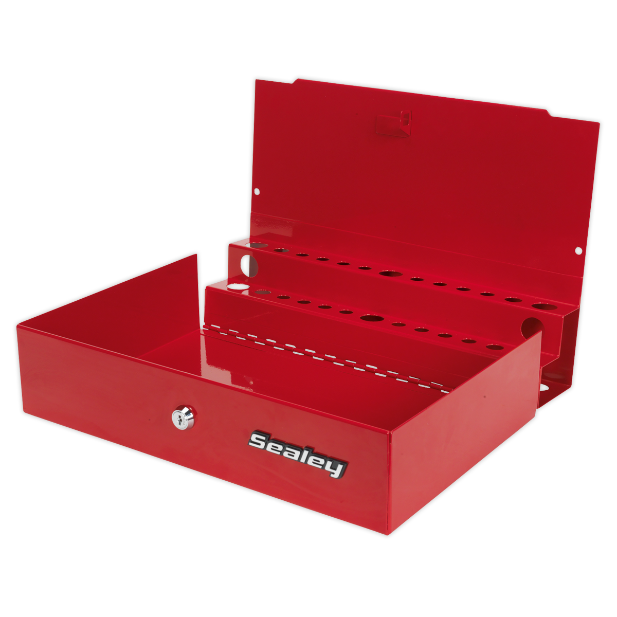 Side Cabinet for Long Handle Tools - Red APLHT