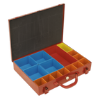 Metal Case with 15 Storage Bins APMC15