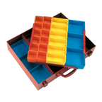 2-Layer Metal Case with 27 Storage Bins APMC27