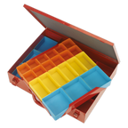 2-Layer Metal Case with 27 Storage Bins APMC27
