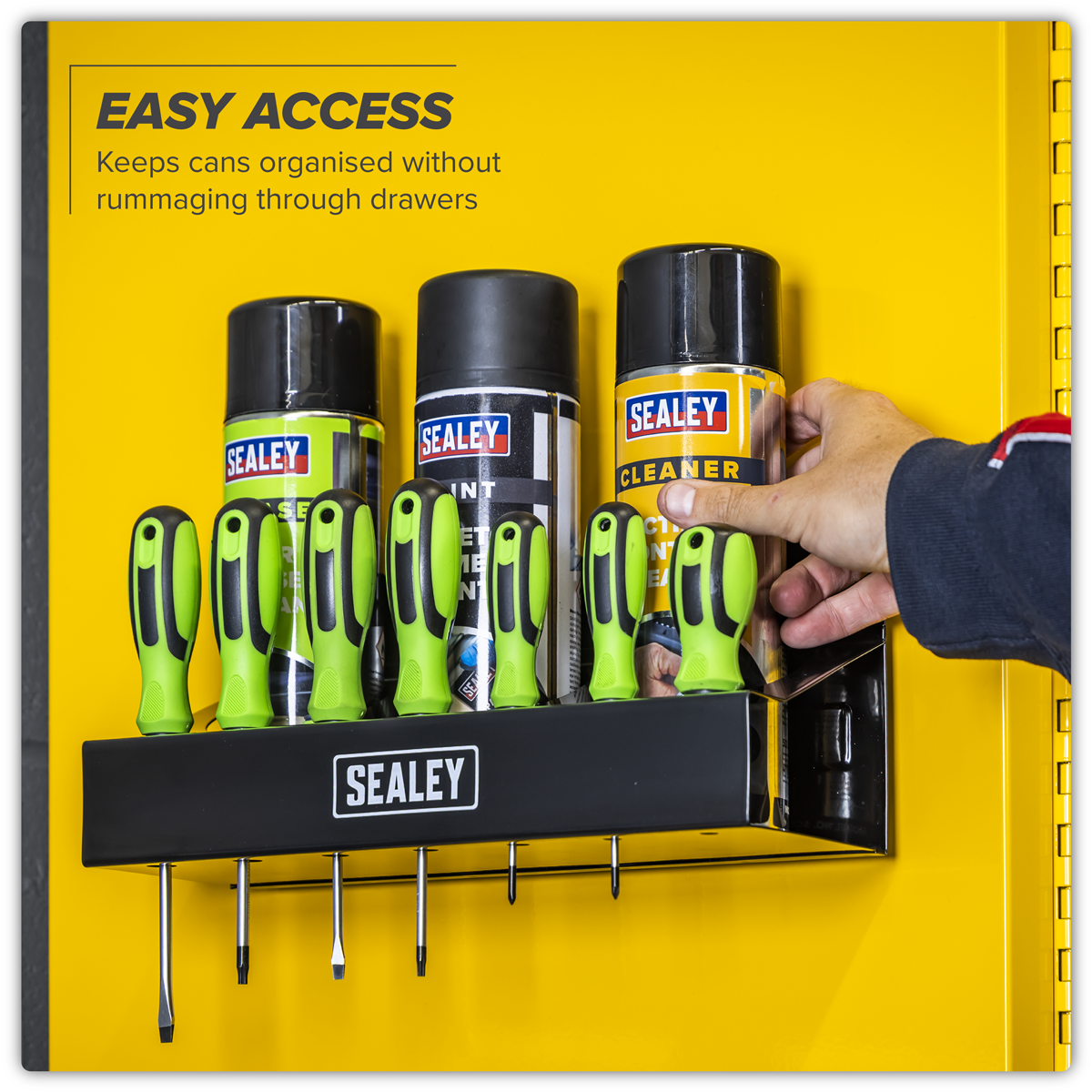Magnetic Spray Can/Screwdriver Holder APMCH