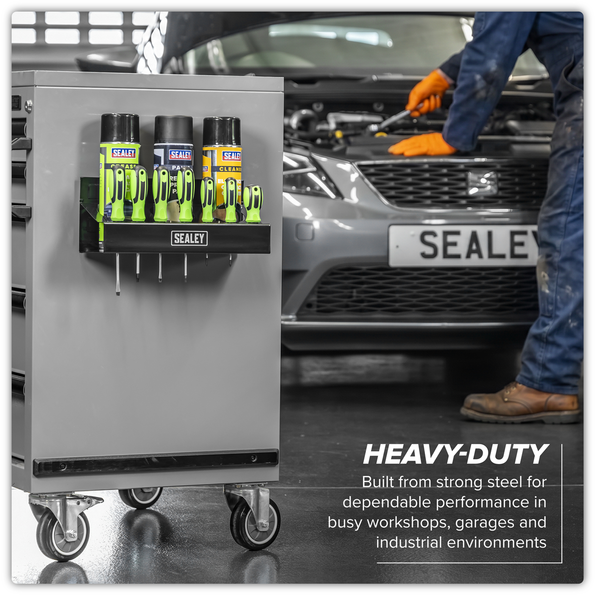 Magnetic Spray Can/Screwdriver Holder APMCH
