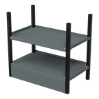 Modular Storage Base Unit 2 Shelves 580mm APMRB1
