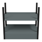 Modular Storage Base Unit 2 Shelves 580mm APMRB1