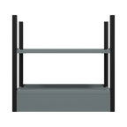 Modular Storage Base Unit 2 Shelves 580mm APMRB1