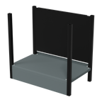 Modular Storage Base Unit 1 Shelf 580mm APMRB2