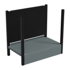 Modular Storage Base Unit 1 Shelf 580mm APMRB2