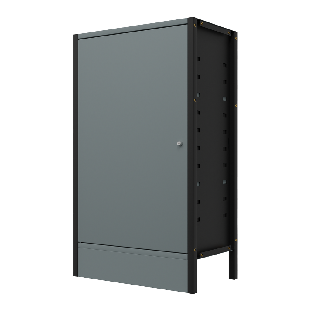 Modular Storage Base Unit Cupboard 3 Shelves 580mm APMRB3