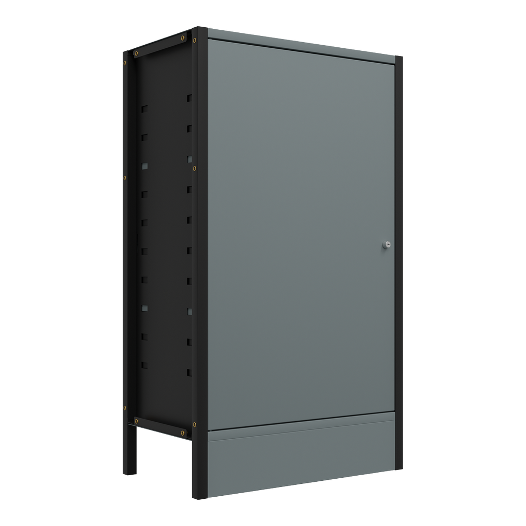 Modular Storage Base Unit Cupboard 3 Shelves 580mm APMRB3
