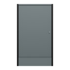 Modular Storage Base Unit Cupboard 3 Shelves 580mm APMRB3