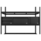 Heavy-Duty Modular 4-Tier Racking Kit with 3 Storage Units - 300kg Capacity Per Level APMRCOMBO1