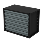 Modular Storage Mid Unit 6 Drawer 580mm APMRM1