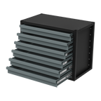 Modular Storage Mid Unit 6 Drawer 580mm APMRM1