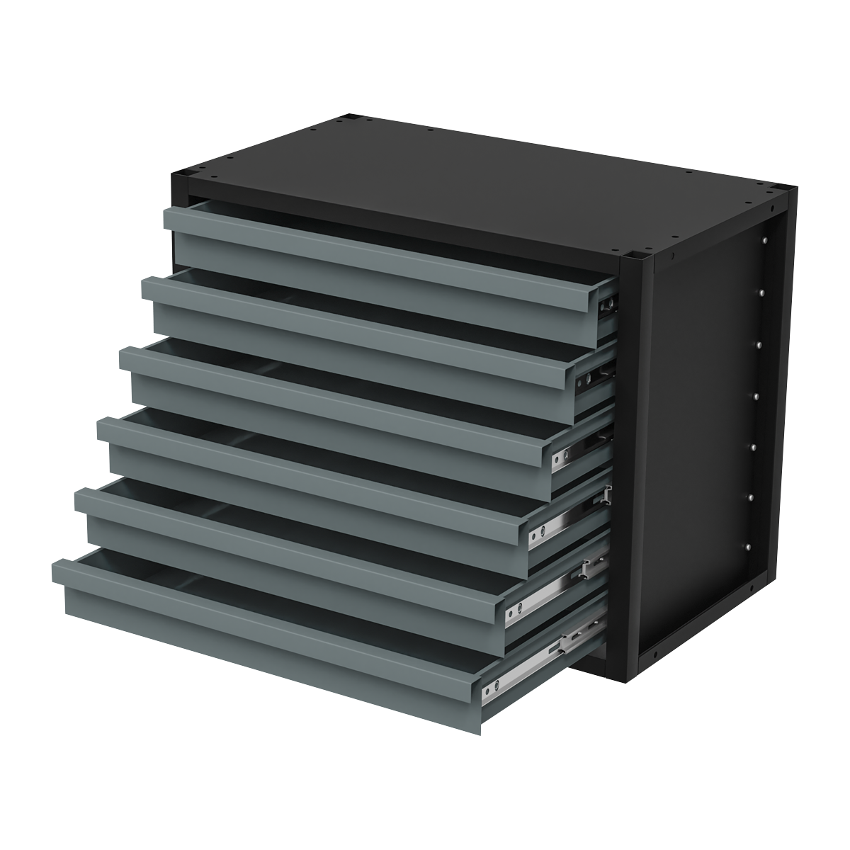 Modular Storage Mid Unit 6 Drawer 580mm APMRM1