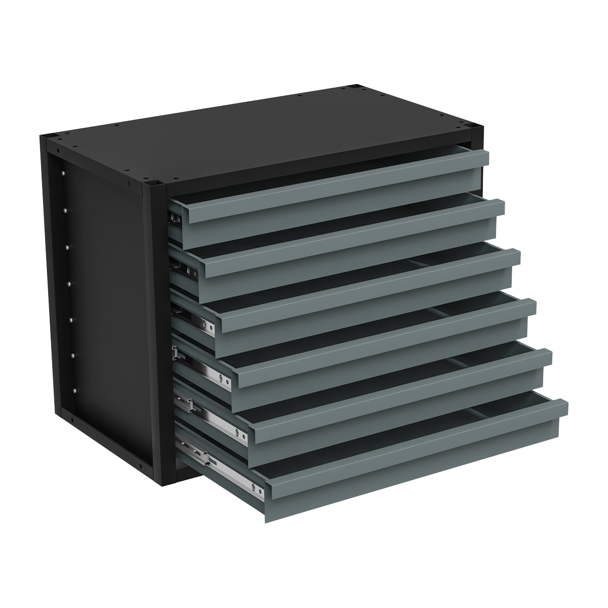 Modular Storage Mid Unit 6 Drawer 580mm APMRM1