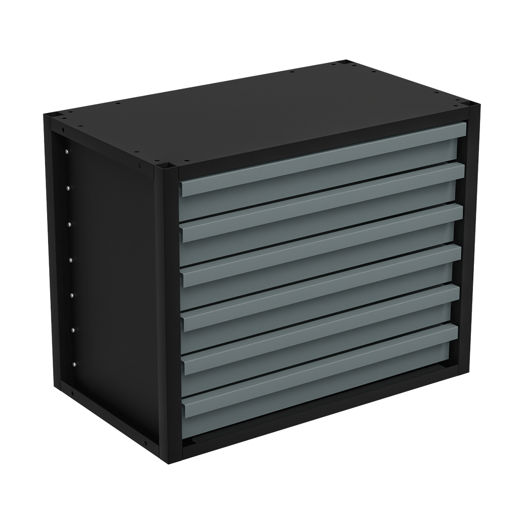 Modular Storage Mid Unit 6 Drawer 580mm APMRM1