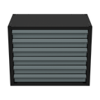 Modular Storage Mid Unit 6 Drawer 580mm APMRM1